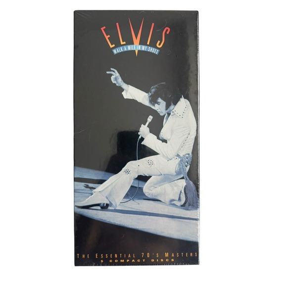 Elvis Presley CD Box Set Walk A Mile In My Shoes 70s Masters Sealed RCA. - Picture 1 of 5